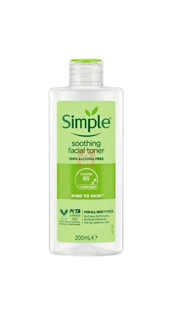 Simple Kind To Skin Soothing Facial Toner (200ml)
